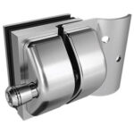 MASTER - Glass to Round Post STAINLESS LATCH KIT