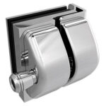Latch Kit - Pool Gate to Wall / Square Post - STAINLESS STEEL - WHITE