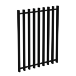 PoolSafe BARR Gate 975mmW x 1200mmH - Aluminium - Black
