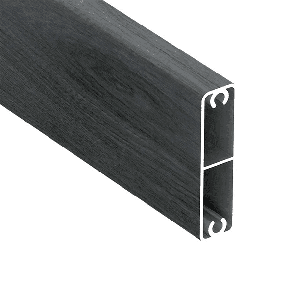 Alumawood - 65 x 16.5mm Slat GATE BLADE (with 2 x screw flutes & centre web) - G