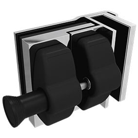 Glass Latch - Pool Gate to Glass Panel - 90º External