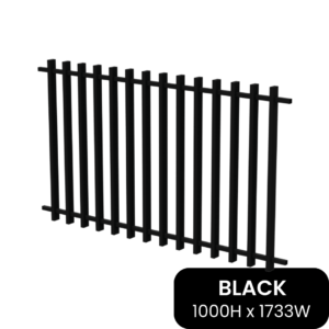 BARR Panel | 1000H x 1733W Black